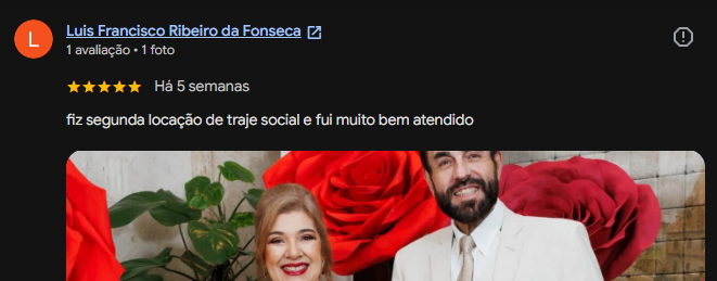 Avaliação de Luis Francisco Ribeiro da Fonseca no Google